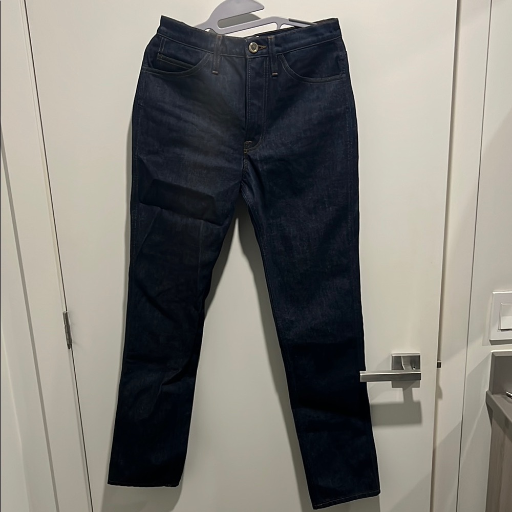 Frame Denim Women's Straight Leg Jeans - Dark Blue